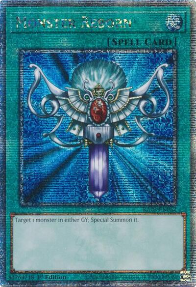 Monster Reborn (Quarter Century Secret Rare) (RA03-EN052) [Quarter Century Bonanza]