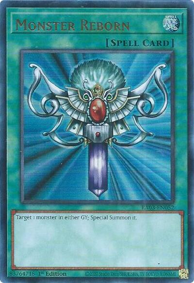 Monster Reborn (UR) (RA03-EN052) [Quarter Century Bonanza]