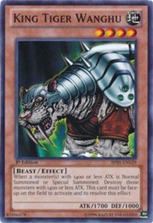 King Tiger Wanghu (BP01-EN129) - Battle Pack: Epic Dawn 1st Edition
