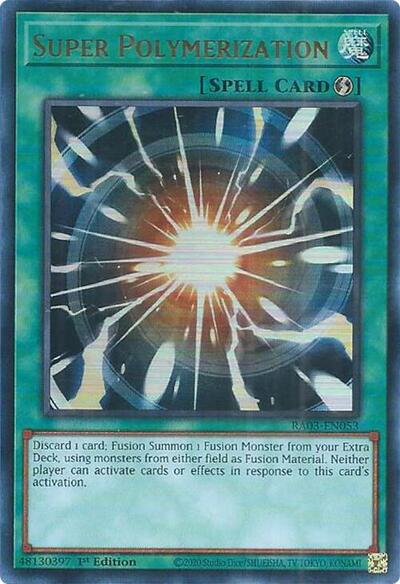 Super Polymerization (UR) (RA03-EN053) [Quarter Century Bonanza]