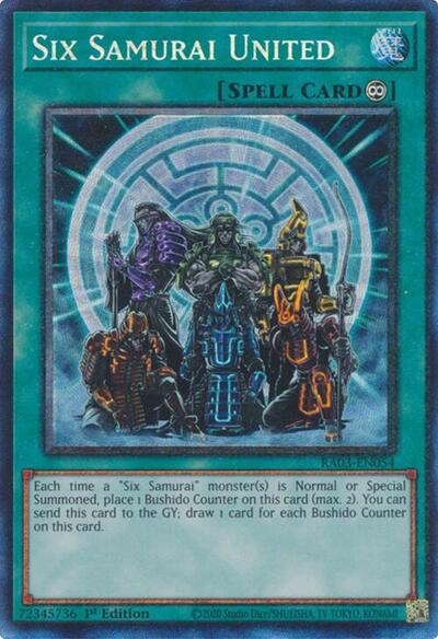 Six Samurai United (PCR) (RA03-EN054) [Quarter Century Bonanza]