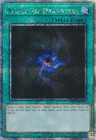 Allure of Darkness (Quarter Century Secret Rare) (RA03-EN055) [Quarter Century Bonanza]