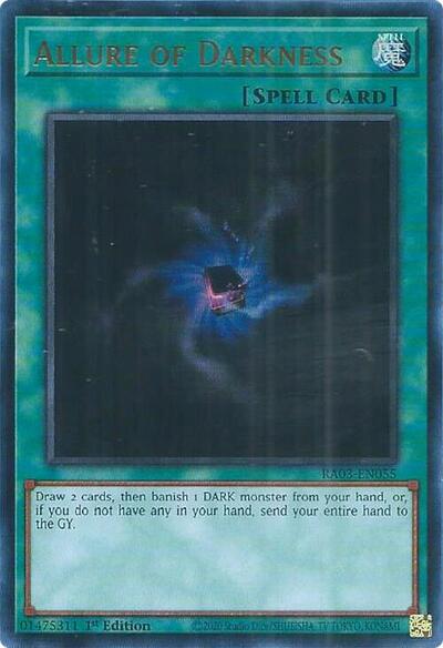 Allure of Darkness (UR) (RA03-EN055) [Quarter Century Bonanza]