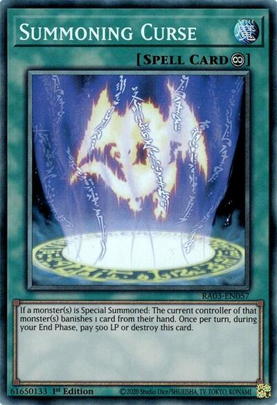 Summoning Curse (PCR) (RA03-EN057) [Quarter Century Bonanza]