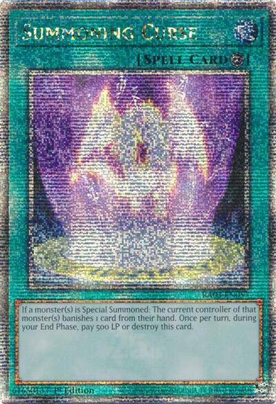 Summoning Curse (Quarter Century Secret Rare) (RA03-EN057) [Quarter Century Bonanza]