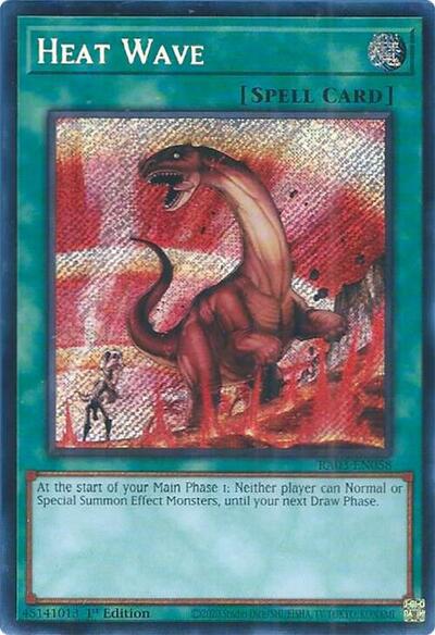 Heat Wave (Secret Rare) (RA03-EN058) [Quarter Century Bonanza]
