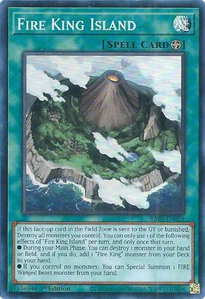 Fire King Island (RA03-EN059) [Quarter Century Bonanza]