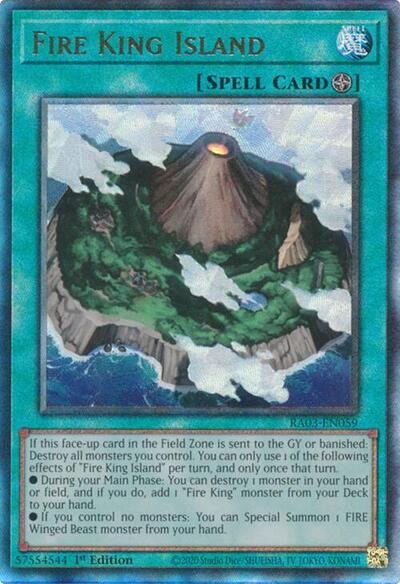 Fire King Island (PUR) (RA03-EN059) [Quarter Century Bonanza]