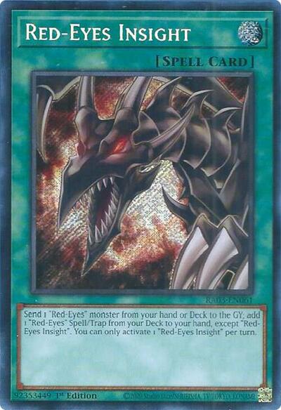 Red-Eyes Insight (Secret Rare) (RA03-EN061) [Quarter Century Bonanza]