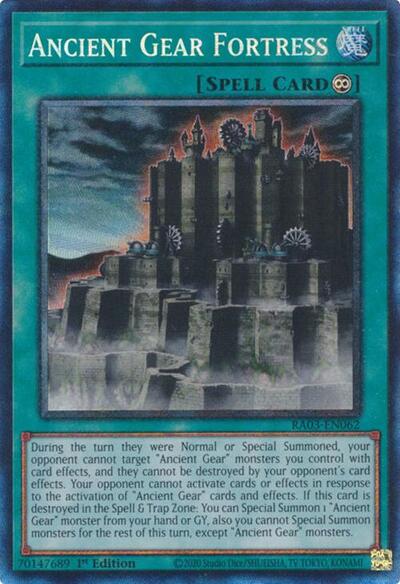 Ancient Gear Fortress (PCR) (RA03-EN062) [Quarter Century Bonanza]