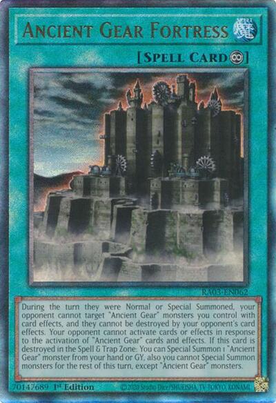 Ancient Gear Fortress (PUR) (RA03-EN062) [Quarter Century Bonanza]