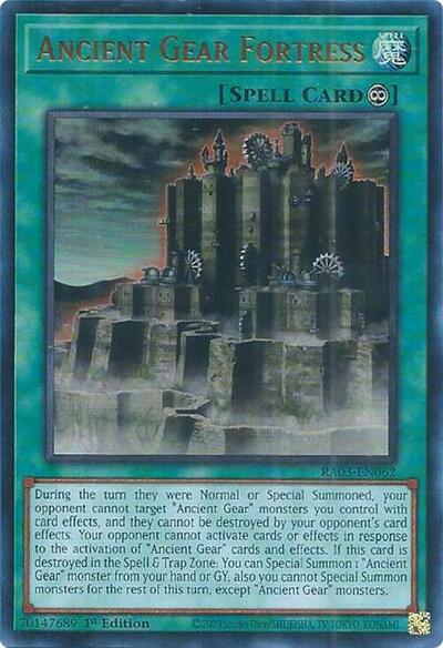 Ancient Gear Fortress (UR) (RA03-EN062) [Quarter Century Bonanza]