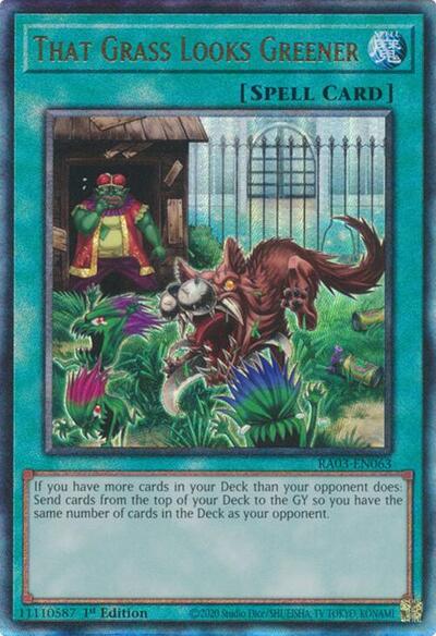That Grass Looks Greener (PUR) (RA03-EN063) [Quarter Century Bonanza]