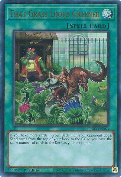 That Grass Looks Greener (UR) (RA03-EN063) [Quarter Century Bonanza]