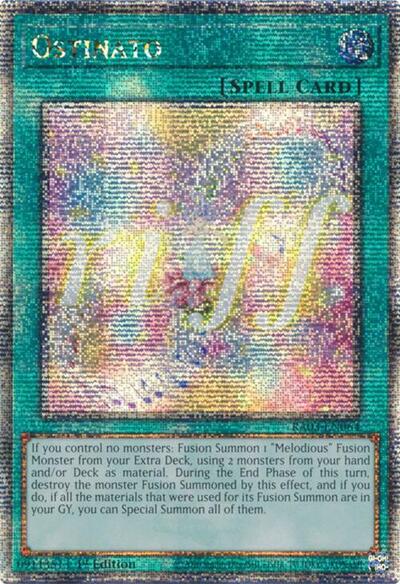 Ostinato (Quarter Century Secret Rare) (RA03-EN064) [Quarter Century Bonanza]