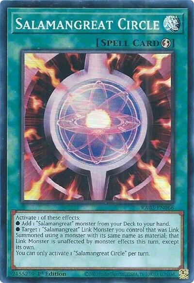 Salamangreat Circle (RA03-EN066) [Quarter Century Bonanza]