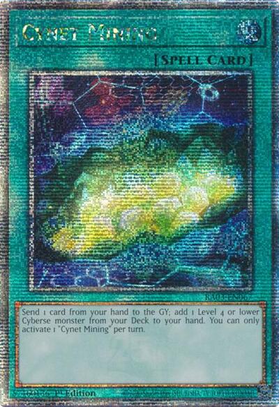 Cynet Mining (Quarter Century Secret Rare) (RA03-EN067) [Quarter Century Bonanza]