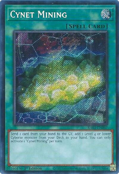 Cynet Mining (Secret Rare) (RA03-EN067) [Quarter Century Bonanza]