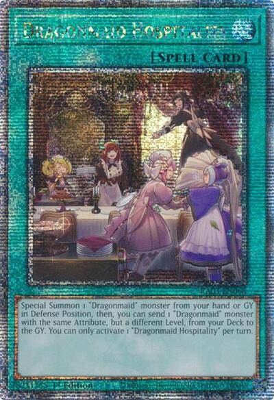 Dragonmaid Hospitality (Quarter Century Secret Rare) (RA03-EN068) [Quarter Century Bonanza]