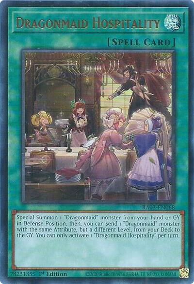 Dragonmaid Hospitality (UR) (RA03-EN068) [Quarter Century Bonanza]