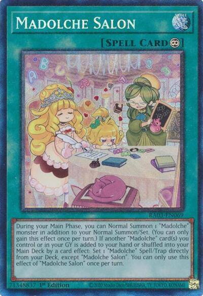 Madolche Salon (PCR) (RA03-EN069) [Quarter Century Bonanza]
