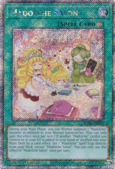 Madolche Salon (Platinum Secret Rare) (RA03-EN069) [Quarter Century Bonanza]
