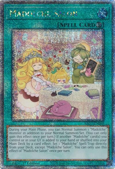 Madolche Salon (Quarter Century Secret Rare) (RA03-EN069) [Quarter Century Bonanza]