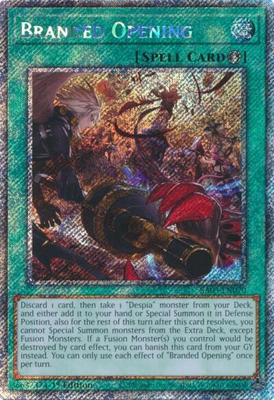 Branded Opening (Platinum Secret Rare) (RA03-EN070) [Quarter Century Bonanza]