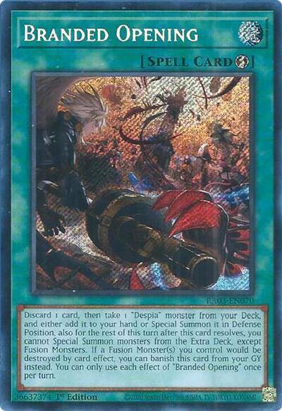 Branded Opening (Secret Rare) (RA03-EN070) [Quarter Century Bonanza]
