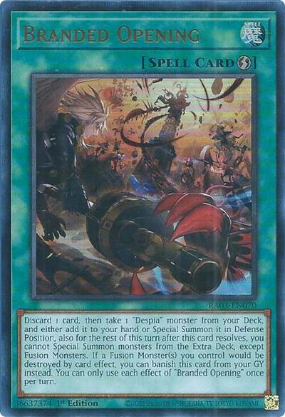 Branded Opening (UR) (RA03-EN070) [Quarter Century Bonanza]