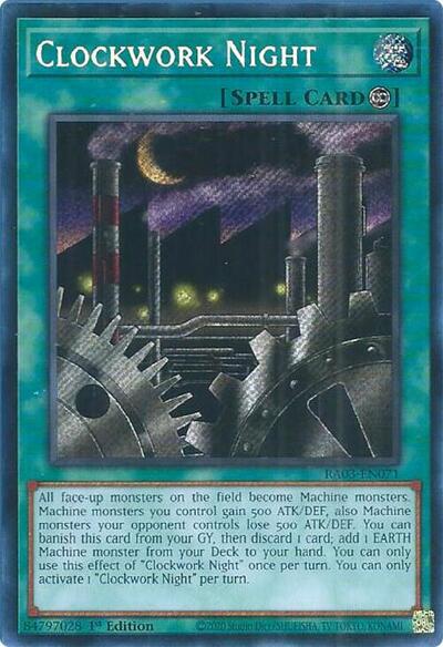 Clockwork Night (Secret Rare) (RA03-EN071) [Quarter Century Bonanza]