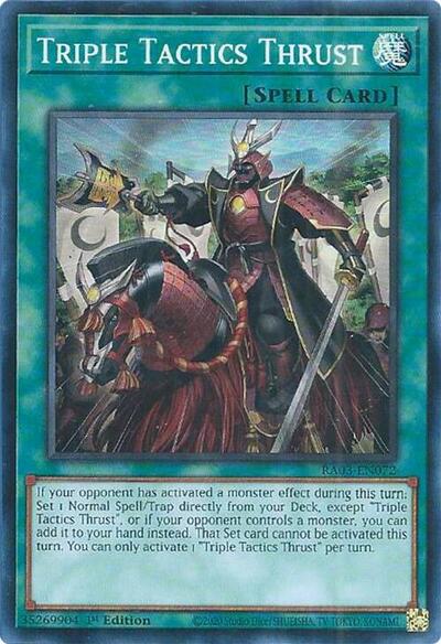 Triple Tactics Thrust (RA03-EN072) [Quarter Century Bonanza]