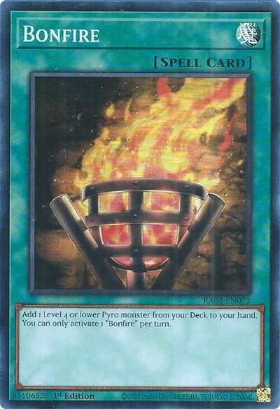 Bonfire (RA03-EN073) [Quarter Century Bonanza]