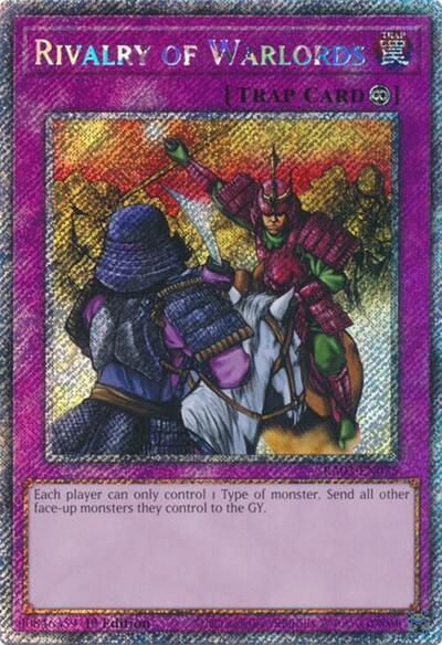 Rivalry of Warlords (Platinum Secret Rare) (RA03-EN075) [Quarter Century Bonanza]