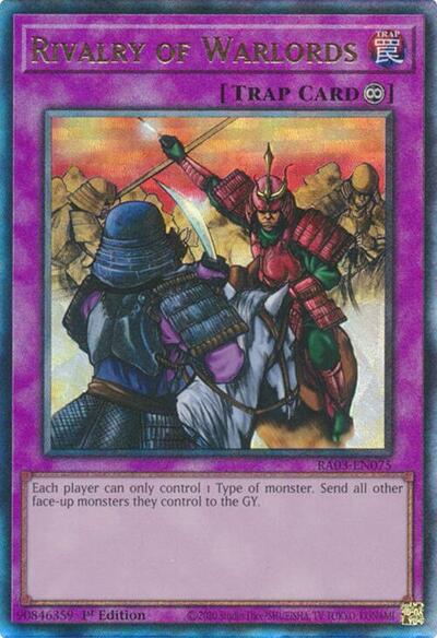 Rivalry of Warlords (PUR) (RA03-EN075) [Quarter Century Bonanza]