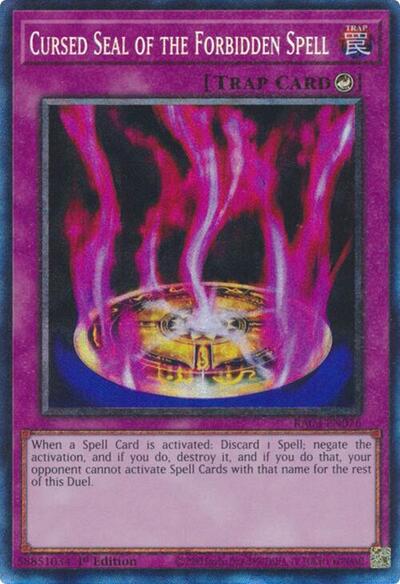 Cursed Seal of the Forbidden Spell (PCR) (RA03-EN076) [Quarter Century Bonanza]