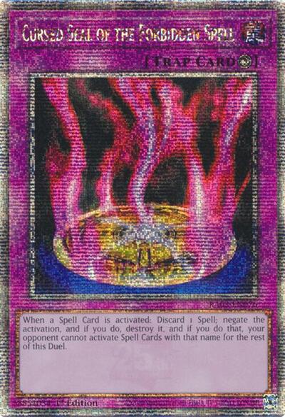 Cursed Seal of the Forbidden Spell (Quarter Century Secret Rare) (RA03-EN076) [Quarter Century Bonanza]