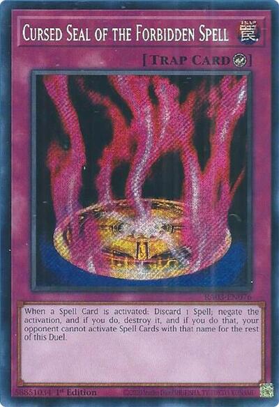 Cursed Seal of the Forbidden Spell (Secret Rare) (RA03-EN076) [Quarter Century Bonanza]
