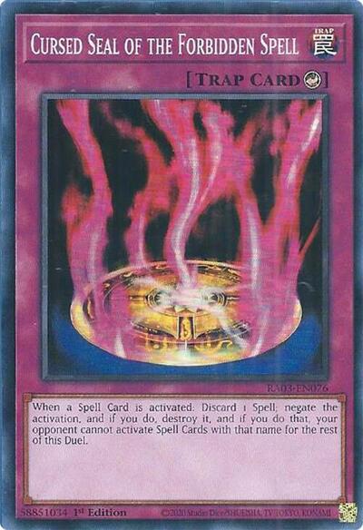 Cursed Seal of the Forbidden Spell (RA03-EN076) [Quarter Century Bonanza]