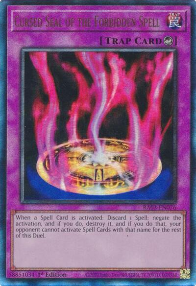Cursed Seal of the Forbidden Spell (PUR) (RA03-EN076) [Quarter Century Bonanza]