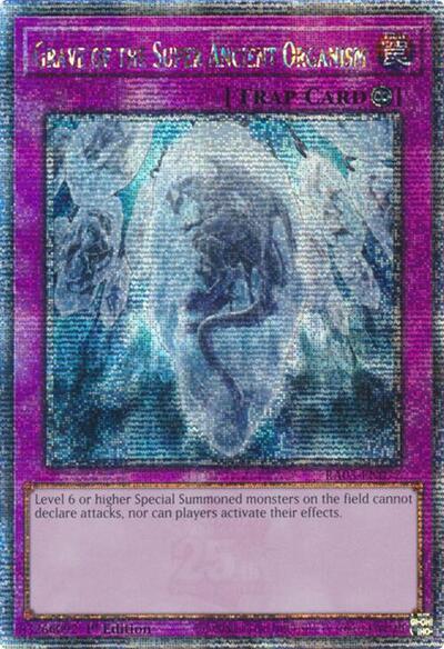 Grave of the Super Ancient Organism (Quarter Century Secret Rare) (RA03-EN077) [Quarter Century Bonanza]