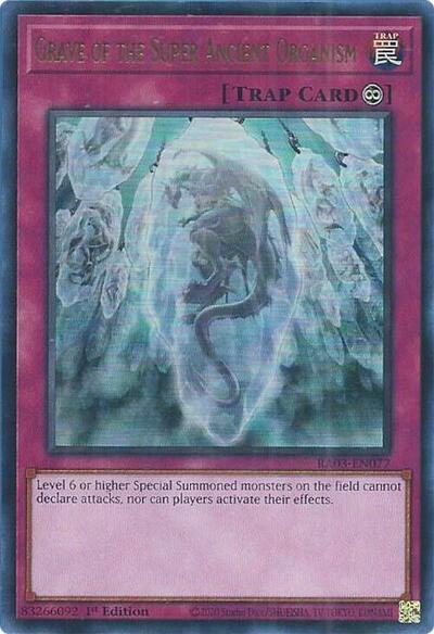 Grave of the Super Ancient Organism (UR) (RA03-EN077) [Quarter Century Bonanza]