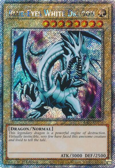 Blue-Eyes White Dragon (Platinum Secret Rare) (RA03-EN079) [Quarter Century Bonanza]