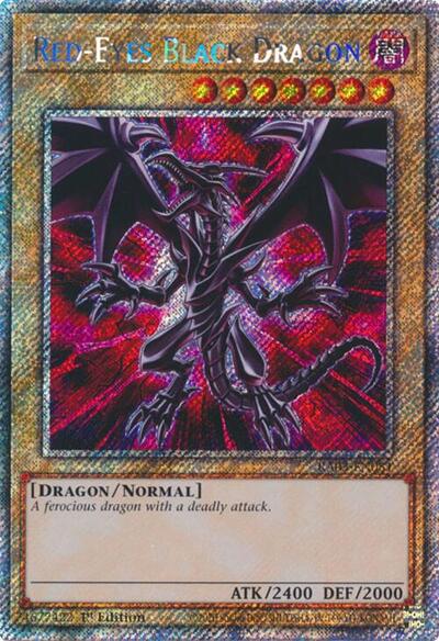 Red-Eyes Black Dragon (Platinum Secret Rare) (RA03-EN081) [Quarter Century Bonanza]