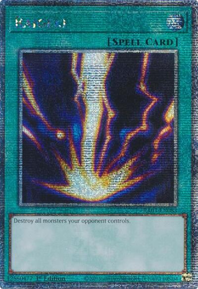 Raigeki (Quarter Century Secret Rare) (RA03-EN083) [Quarter Century Bonanza]