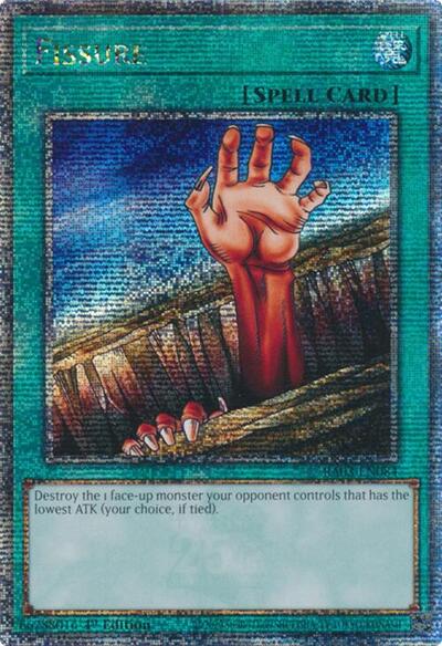 Fissure (Quarter Century Secret Rare) (RA03-EN084) [Quarter Century Bonanza]