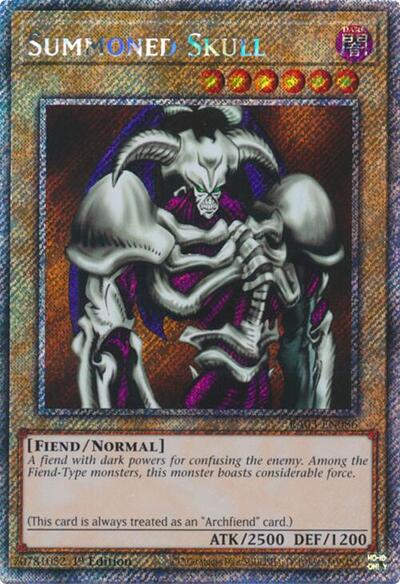 Summoned Skull (Platinum Secret Rare) (RA03-EN086) [Quarter Century Bonanza]