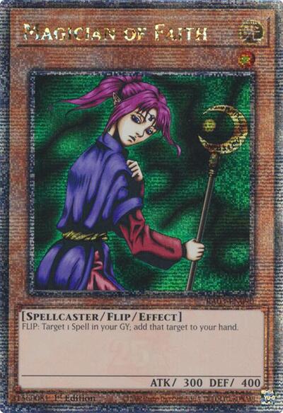 Magician of Faith (Quarter Century Secret Rare) (RA03-EN090) [Quarter Century Bonanza]