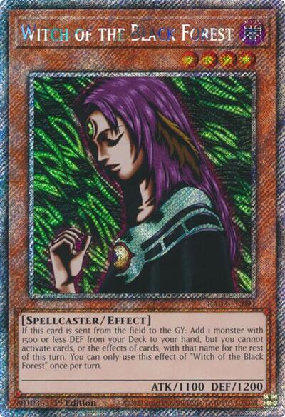 Witch of the Black Forest (Platinum Secret Rare) (RA03-EN091) [Quarter Century Bonanza]