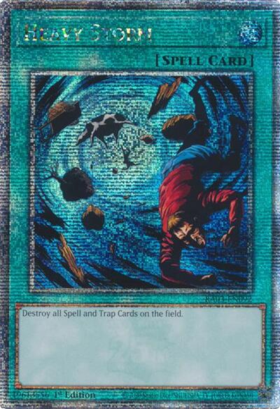 Heavy Storm (Quarter Century Secret Rare) (RA03-EN092) [Quarter Century Bonanza]